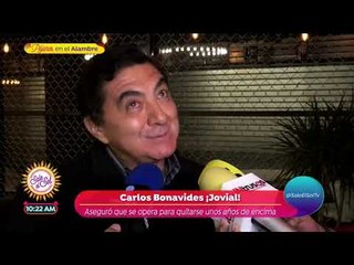 ¡Carlos Bonavides se sometió a un tratamiento para rejuvenecer! | Sale el Sol