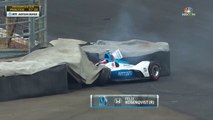 Indycar Indy 500 2019 FP2 Rosenqvist Big Crash
