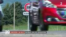 Limitation à 80 km/h : vers un choix des départements ?