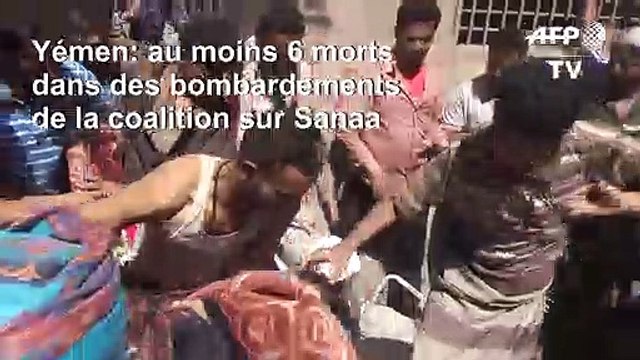 Yémen: Sanaa bombardées par la coalition, au moins 6 morts