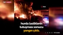 Ankara'da İvedik Organize Sanayi Bölgesi'nde yangın