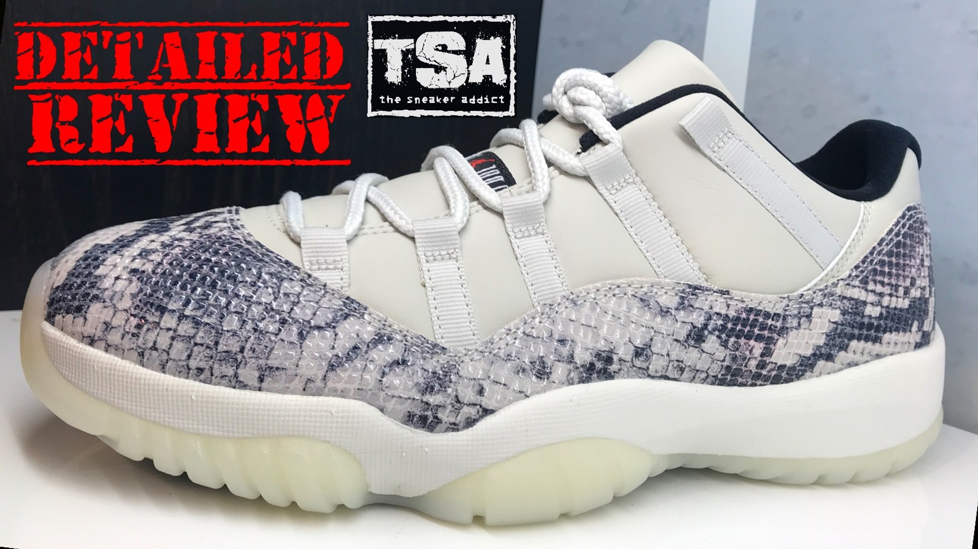 Jordan 11 snakeskin sales real vs fake