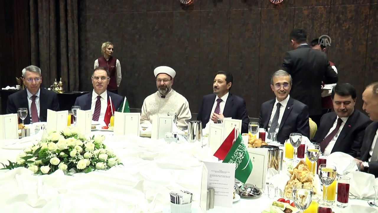 Suudi Arabistan'ın Ankara Büyükelçiliğinden iftar yemeği - ANKARA