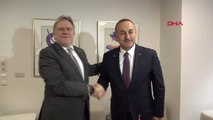 Dha Dış - Çavuşoğlu, Yunanistan Dışişleri Bakanı Georgios Katrougalos ile Görüştü