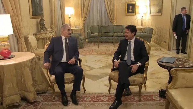 Conte chiede ad Haftar di far tacere le armi