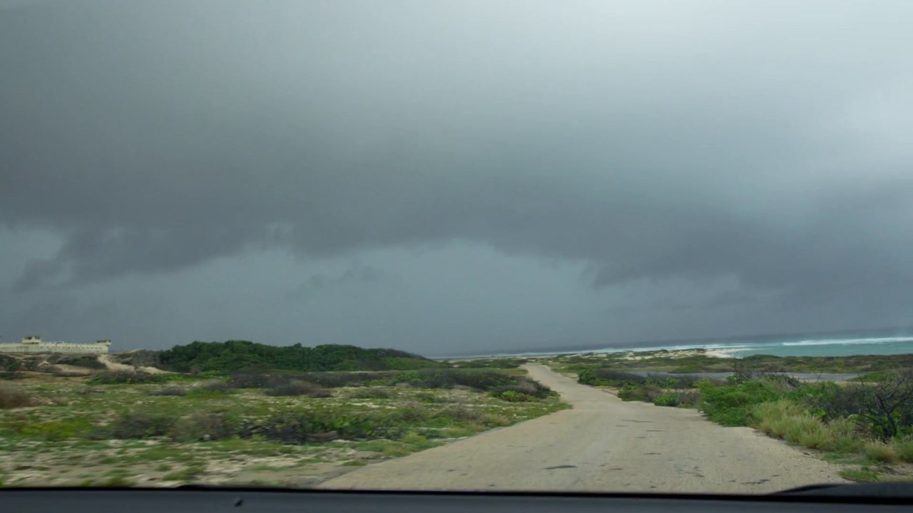 Perillo and Graves Went Off The Grid Chasing Hurricane Matthew in 2016 | SURFING Magazine Archive