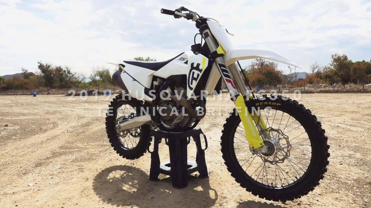 Technical Briefing of the 2019 Husqvarna FC350