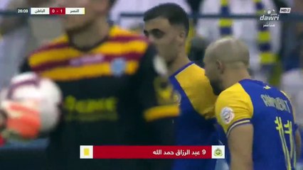 ثنائية عبد الرزاق حمد الله في مرمى الباطن