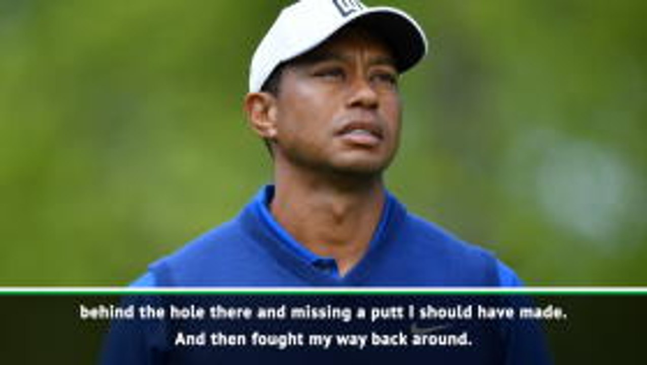 Woods bemoans missed opportunities after poor start to PGA Championship