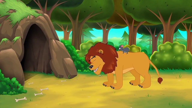 1 FABLE + 1 CONTE | Le Lion et le Rat + Le Petit Chaperon Rouge - dessins animés pour Enfants |