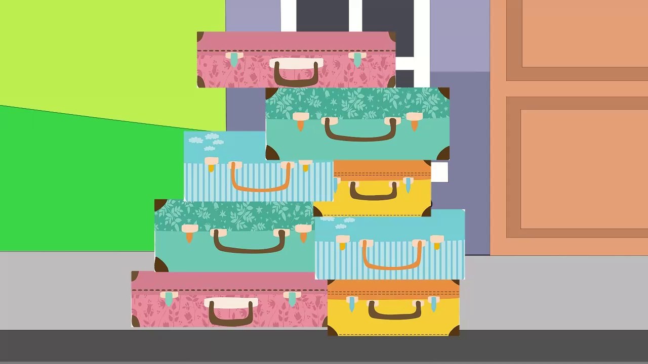 Hello Summer Holiday Swimming Super Wings Jett and Dizzy Chase Animation