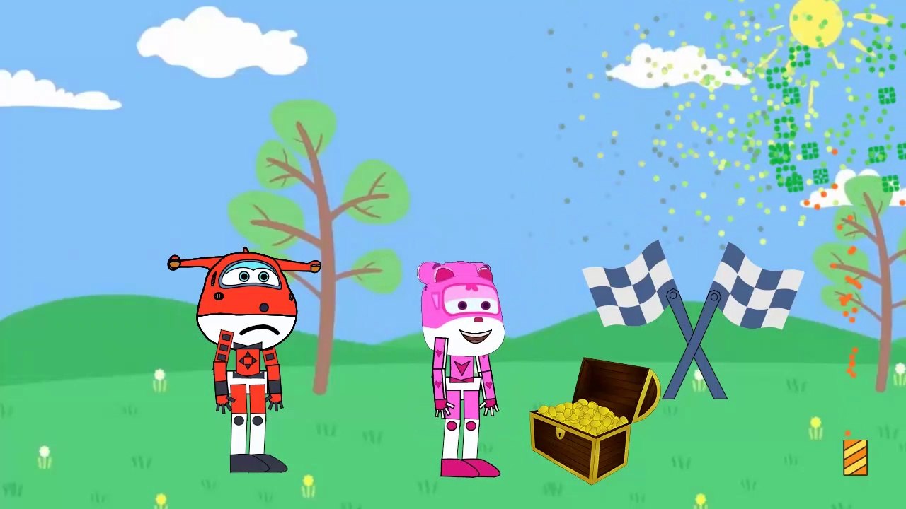 Racing Episode Super Wings Cartoon Animation for Kids Funny Episode Mobile