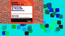 HBR Guide to Buying a Small Business (HBR Guide Series)  For Kindle