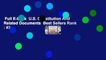 Full E-book  U.S. Constitution And Related Documents  Best Sellers Rank : #3