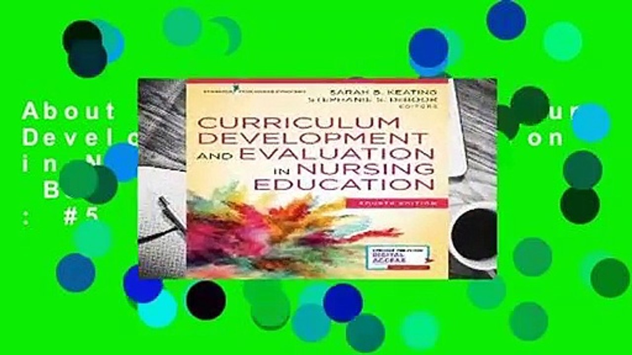 About For Books  Curriculum Development and Evaluation in Nursing Education  Best Sellers Rank : #5