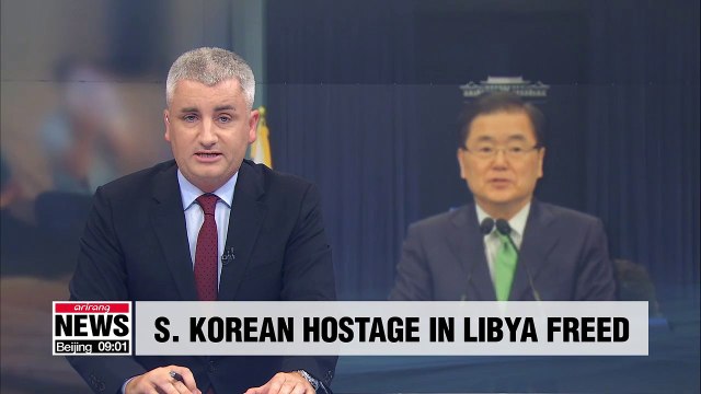South Korean hostage in Libya freed after 315 days of captivity: Blue House