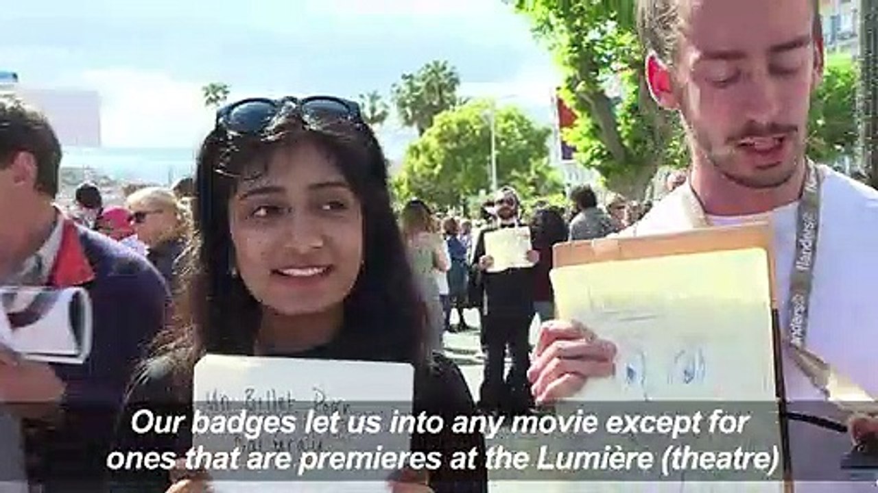 Cannes: ticketless festival-goers seek seats for films