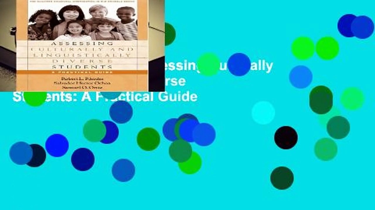 About For Books  Assessing Culturally and Linguistically Diverse Students: A Practical Guide