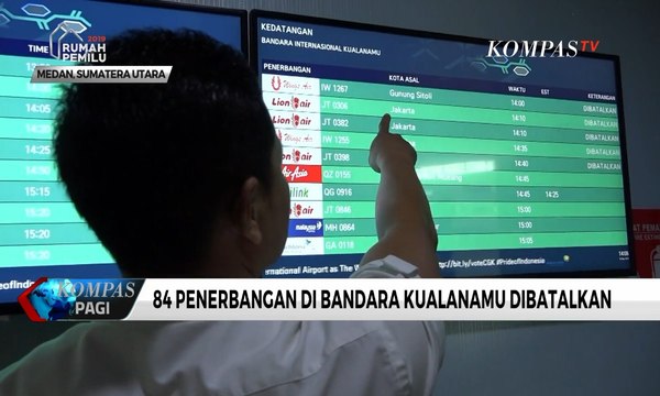 Diduga Sepi Penumpang, 84 Penerbangan di Bandara Kualanamu Dibatalkan