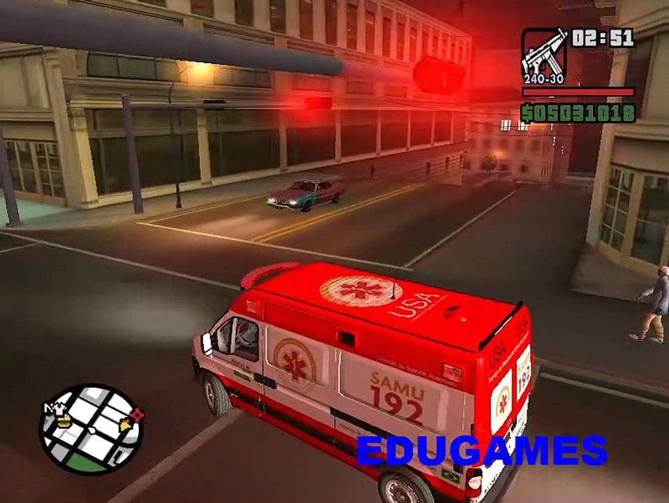 AMBULANCIA  RENAULT  MASTER SAMU  GTA SA