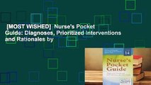 [MOST WISHED]  Nurse's Pocket Guide: Diagnoses, Prioritized Interventions and Rationales by