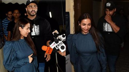 Malaika Arora watches Arjun Kapoor's film India's Most Wanted; Watch Video | FilmiBeat