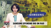 Samsung spends big on R&D despite weaker profits