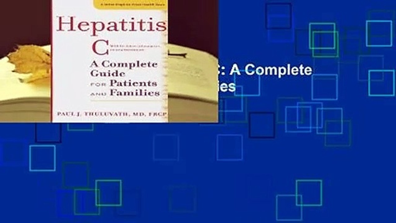 About For Books  Hepatitis C: A Complete Guide for Patients and Families  Review