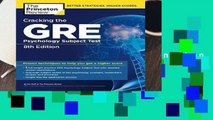 Cracking The Gre Psychology Subject Test, 8th Edition (Princeton Review: Cracking the GRE