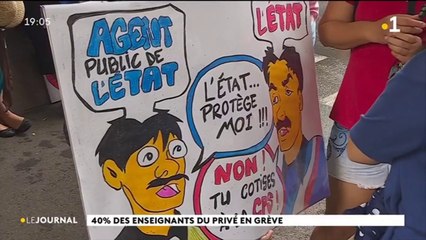 Les enseignants du privé observent une journée de grève