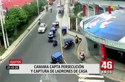 Iquitos: cámara registra persecución y captura de ladrones de casa
