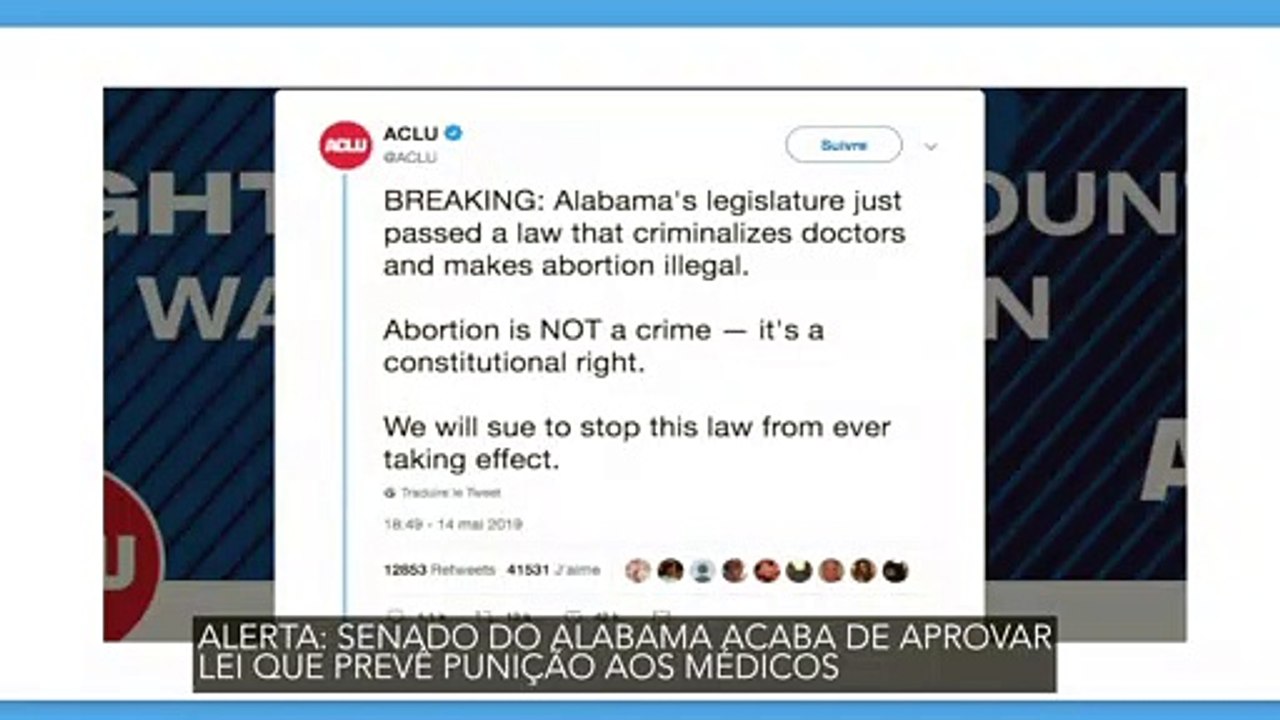 Estados Unidos: Alabama aprova lei restritiva contra o aborto