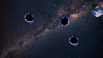 Is dark matter blasting holes in the Milky Way?