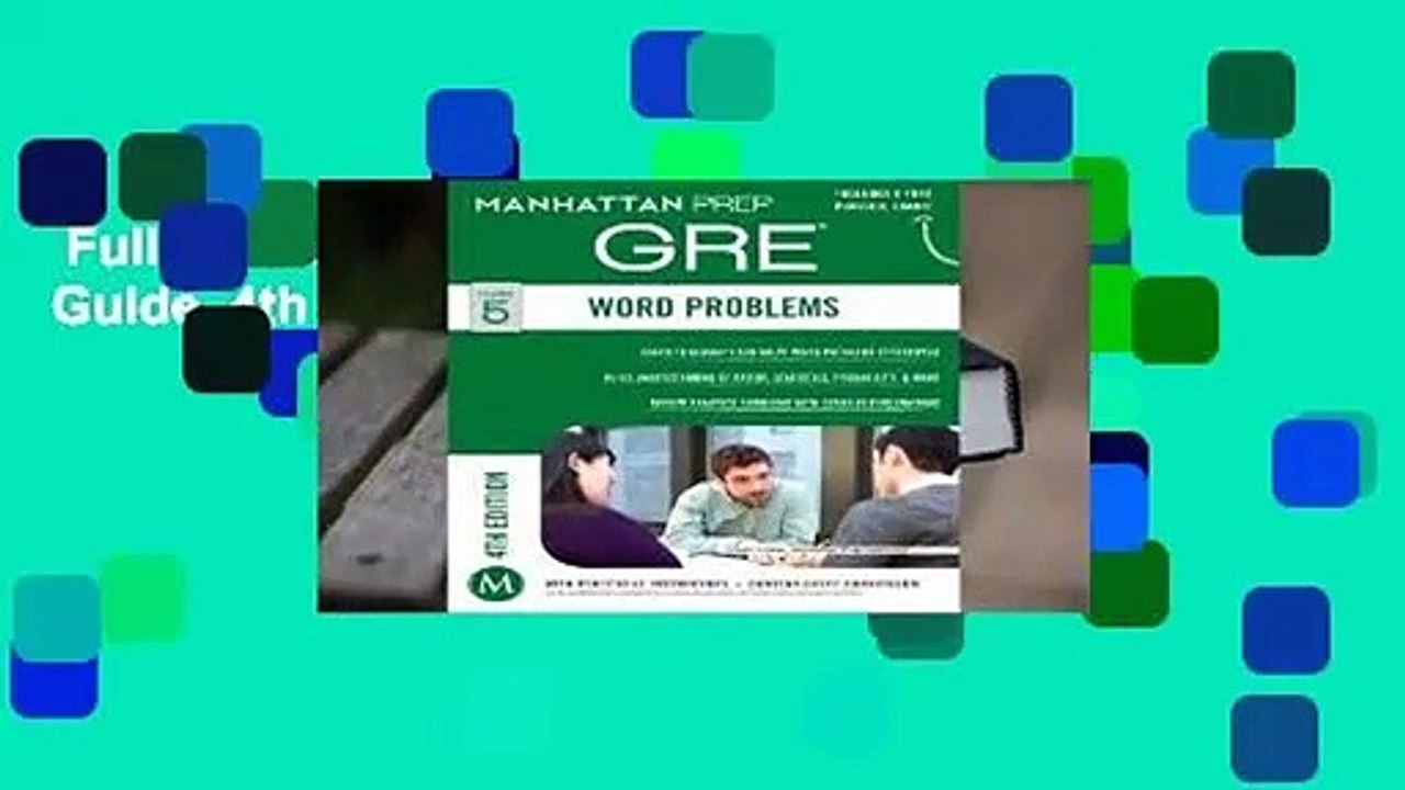Full E-book  Word Problems GRE Strategy Guide, 4th Edition  For Kindle