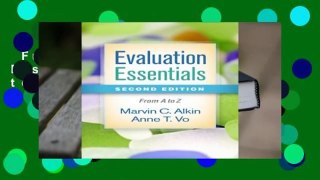 Full version  Evaluation Essentials: From A to Z  For Kindle