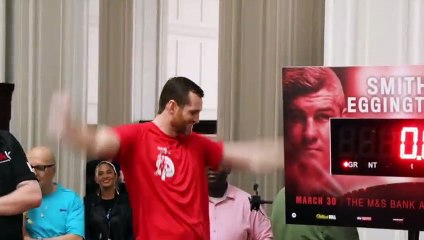 HEAVYWEIGHTS IN LIVERPOOL! - DAVID PRICE CHECKS KASH ALI'S HEART AS PAIR TRADE WORDS AT WEIGH-IN