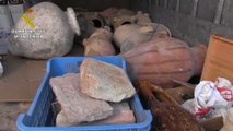 Recuperados 30.000 objetos de interés arqueológico a diez detenidos