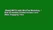 [Read] MKTG (with MindTap Marketing, 1 term (6 months) Printed Access Card) (New, Engaging Titles