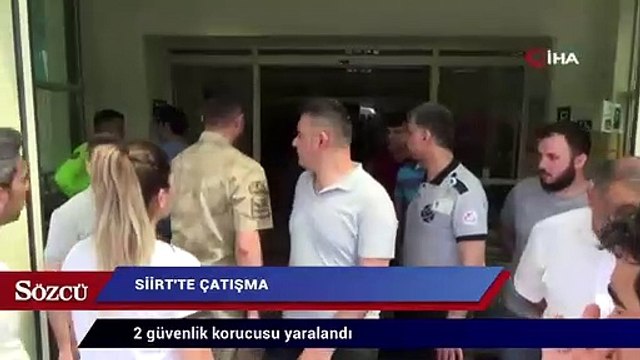 Siirt’te çatışma: 2 güvenlik korucusu yaralandı