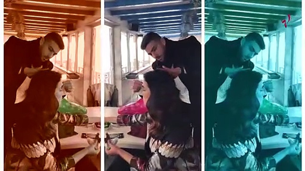 كواليس جلسة تصوير ريم السعيدي مع FENDI