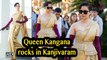 CANNES 2019: Queen Kangana Ranaut rocks in Kanjivaram saree