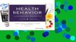 Full E-book  Health Behavior: Theory, Research, and Practice  Review