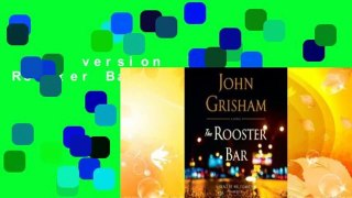 Full version  The Rooster Bar  For Kindle