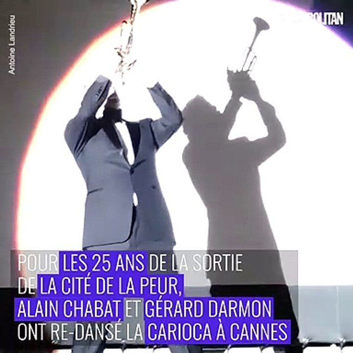 Alain Chabat et Gérard Darmon ont dansé la carioca pendant le Festival de Cannes