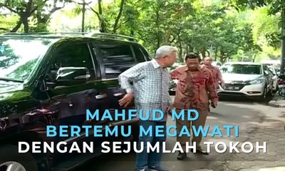 Mahfud MD Bertemu Megawati dengan Sejumlah Tokoh, Ini yang Dibahas