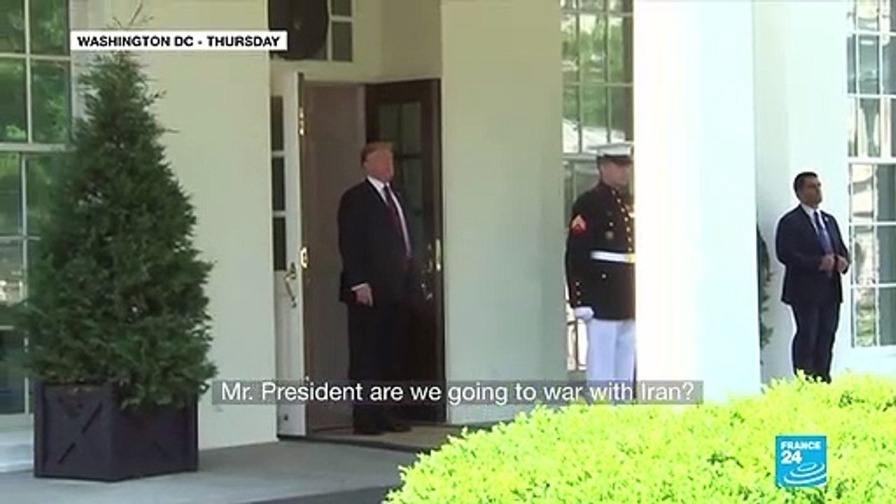 US-Iran tensions: Trump "hopes" US not going to war with Iran