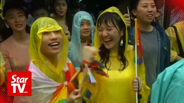 Same-sex marriage is now legal in Taiwan