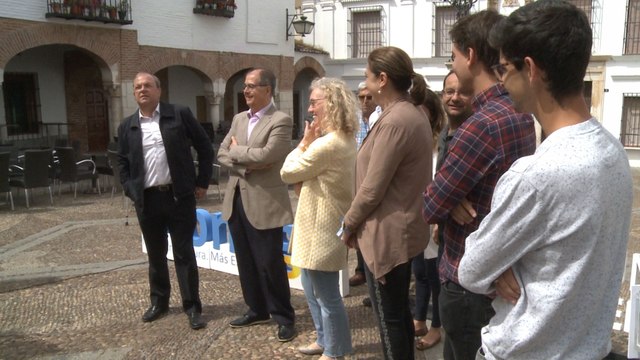 Monago celebra un acto de campaña en Zafra (Badajoz)