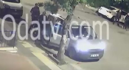 Yavuz Selim Demirağ'ya saldırı anı kameralarda