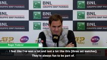 Things just went my way - Federer before withdrawing